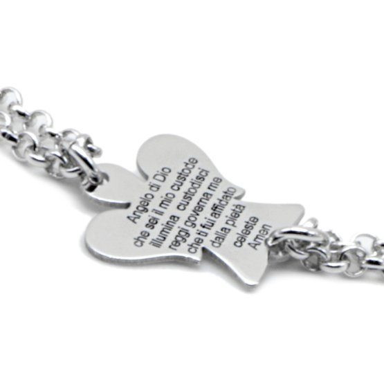 AMORE SACRO 100B1008 BRACCIALE DONNA IN ARGENTO STERLING CON PERLINE ROSSE - immagine 2