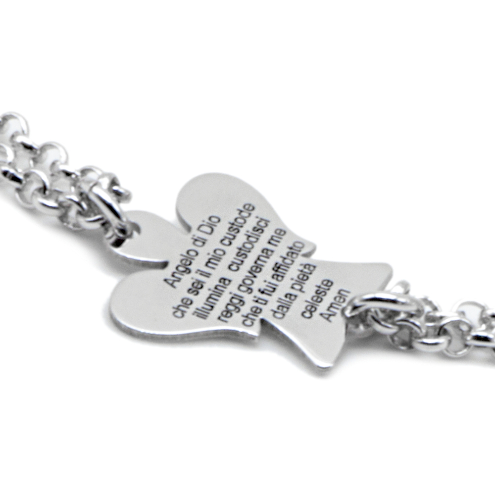 AMORE SACRO 100B1008 BRACCIALE DONNA IN ARGENTO STERLING CON PERLINE ROSSE - immagine 2