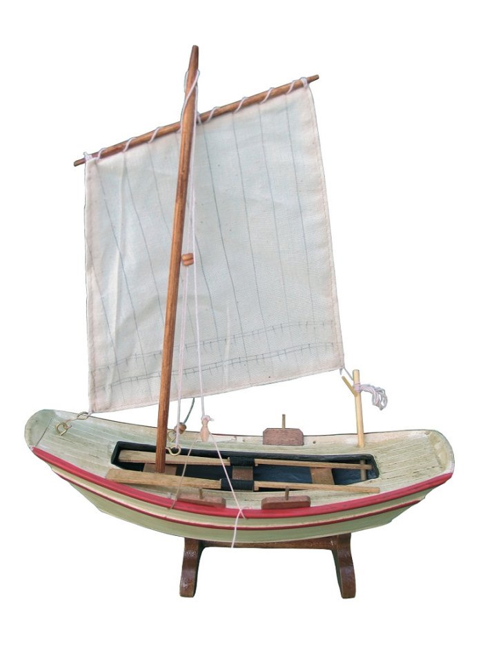 BATELA 292 BARCHINO XURIEL GALIZIANO IN LEGNO LAVORAZIONE ARTIGIANALE