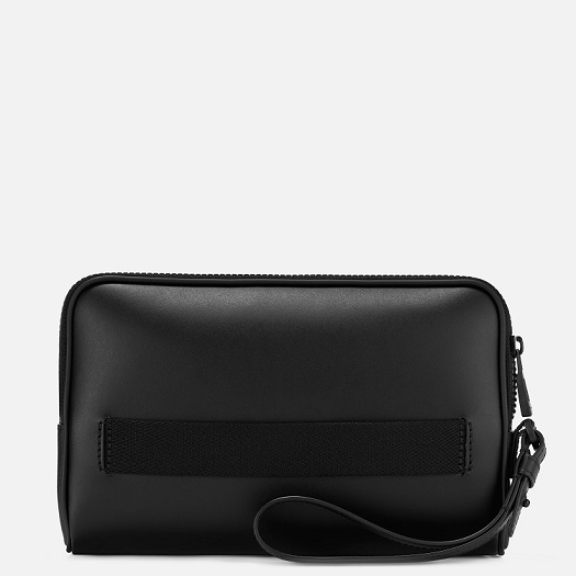 MONTBLANC EXTREME 2.0 123939 BORSELLO A MANO IN PELLE STAMPA FIBRA DI CARBONIO - immagine 3