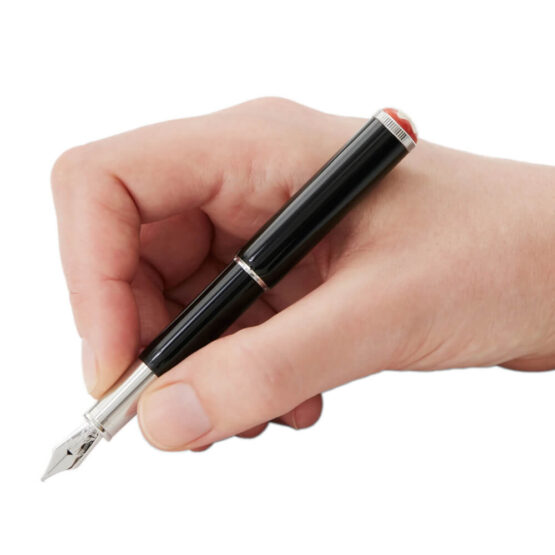 MONTBLANC heritage rouge et noir " Baby " 127800 Stilografica F Edizione Speciale - immagine 3