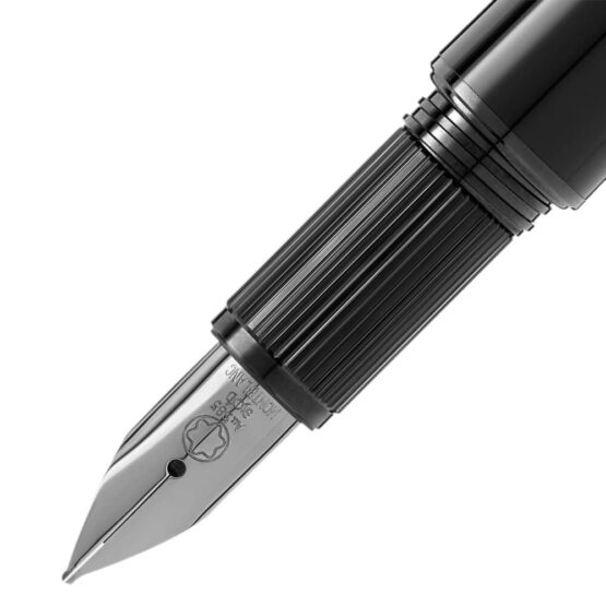 MONTBLANC 129745 PENNA STILOGRAFICA BLACK COSMOS PENNINO F - immagine 3