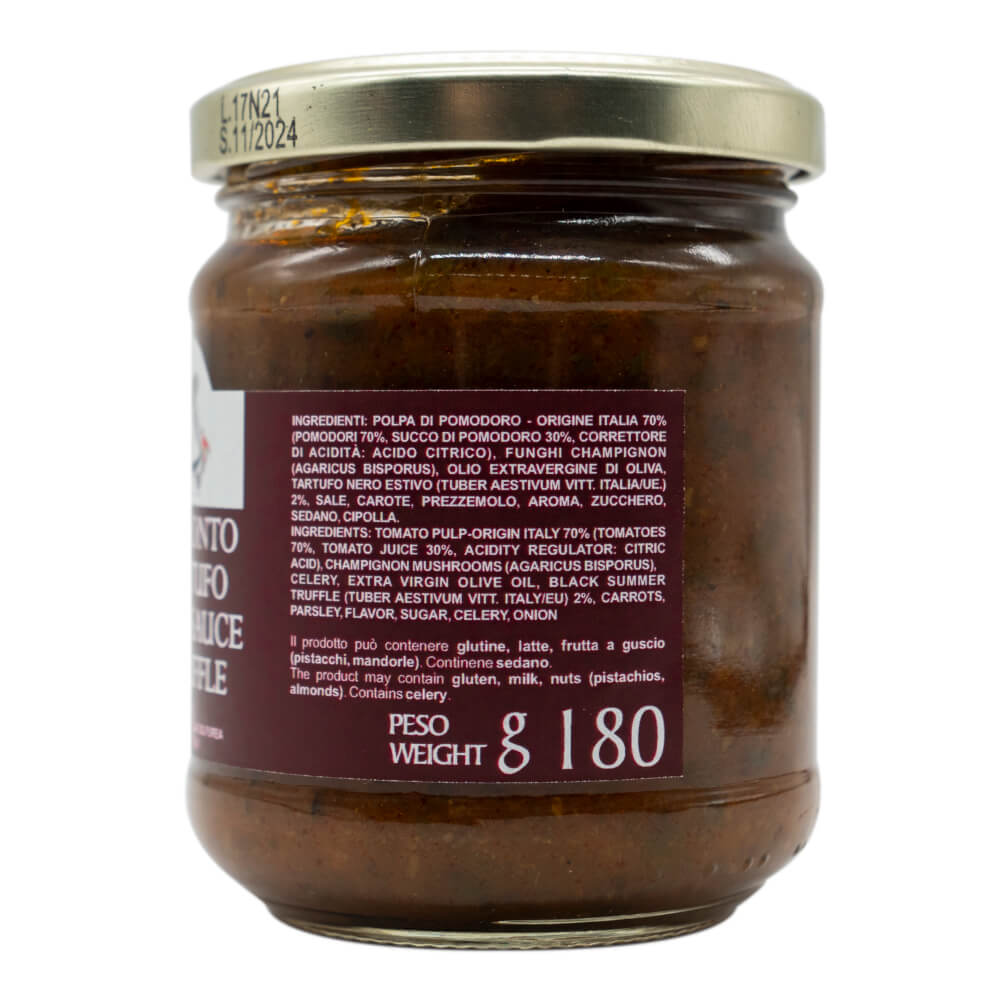 LOSTIVALE SUGO PRONTO CON TARTUFO 180G - LOST42 - LUXURY FOOD - immagine 2