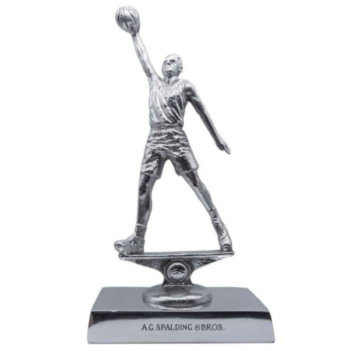 A.G. SPALDING & BROS 862864U828 FERMACARTE RIPRODUZIONE BASKET PLAYER