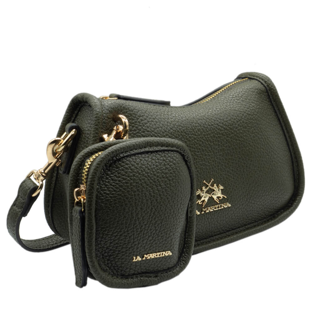 LA MARTINA BORSA CON BORSELLINO DANILA COLORE VERDE LMBA00877T