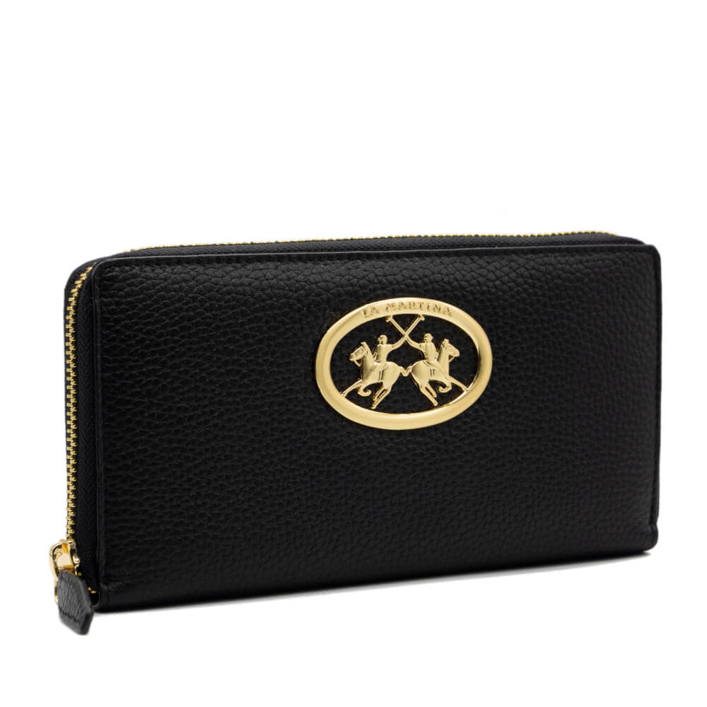 LA MARTINA PORTAFOGLI DONNA HERITAGE NERO LMPD00756M