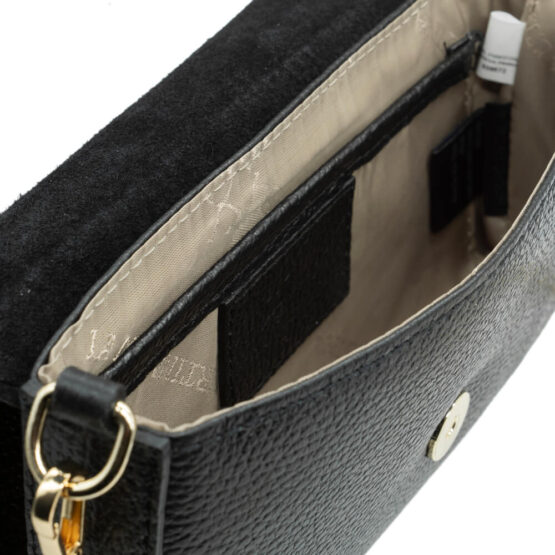 LA MARTINA BORSA POCHETTE IN PELLE HERITAGE COLORE NERO NERA LMBA00824M - immagine 3