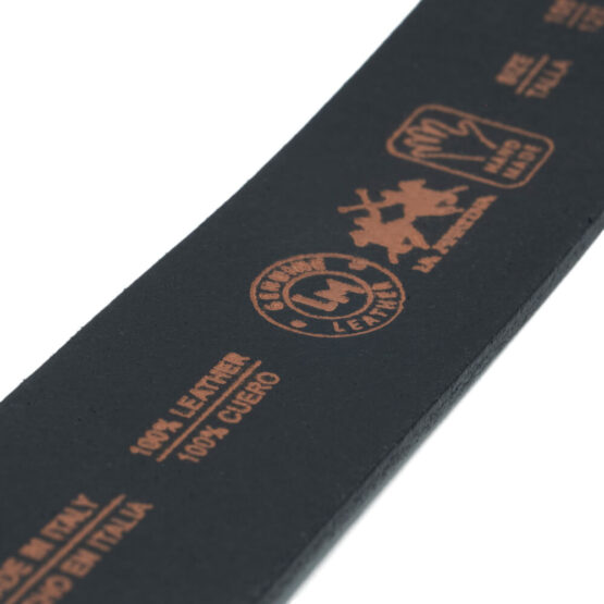 LA MARTINA CINTURA SPORTIVA UOMO LMCU00957M120 CUOIO NERO CM 4 x 120 - immagine 4