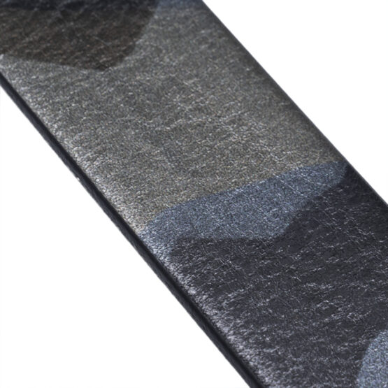 LA MARTINA CINTURA SPORTIVA LMCU01016M125 PELLE COLORE NERO MACULATO CM 3,5 x 125 - immagine 3