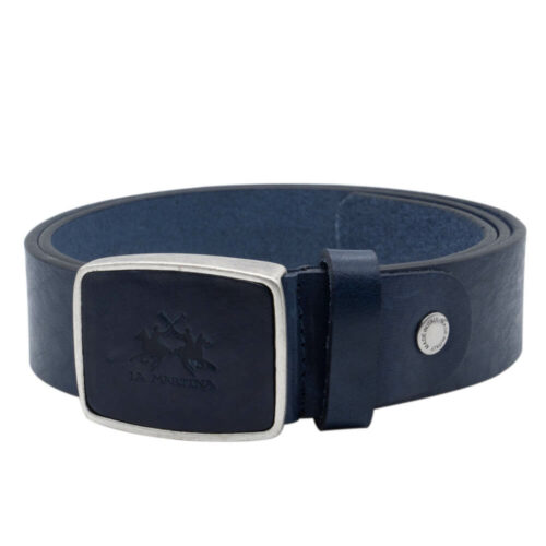 LA MARTINA CINTURA SPORTIVA UOMO LMCU00957M120 CUOIO BLU CM 4 x 120