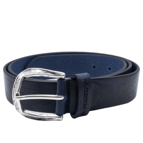 LA MARTINA CINTURA SPORTIVA LMCU01016M125 PELLE COLORE BLU MACULATO CM 3,5 x 125