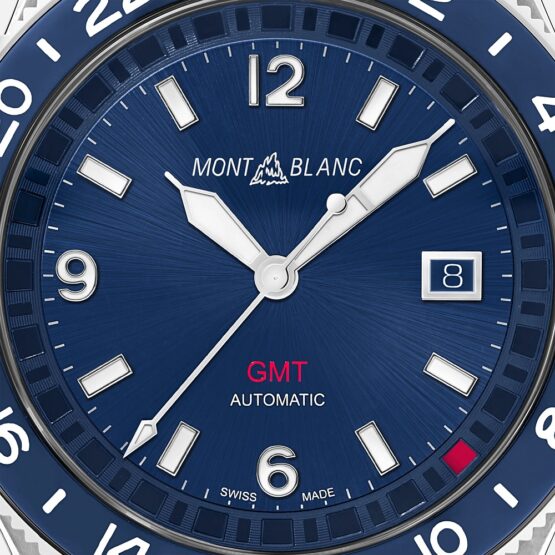MONTBLANC 129616 - OROLOGIO DA POLSO 1858 GMT CINTURINO IN ACCIAIO - immagine 4
