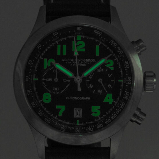 A.G.SPALDING & BROS OROLOGIO ROXBURY  CHRONO 174377P900 CINTURINO IN PELLE - immagine 7