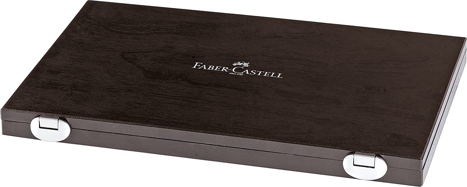 FABER CASTELL 110006 Matite Acquerellabili  IN VALIGETTA LEGNO 48 Pz - immagine 2