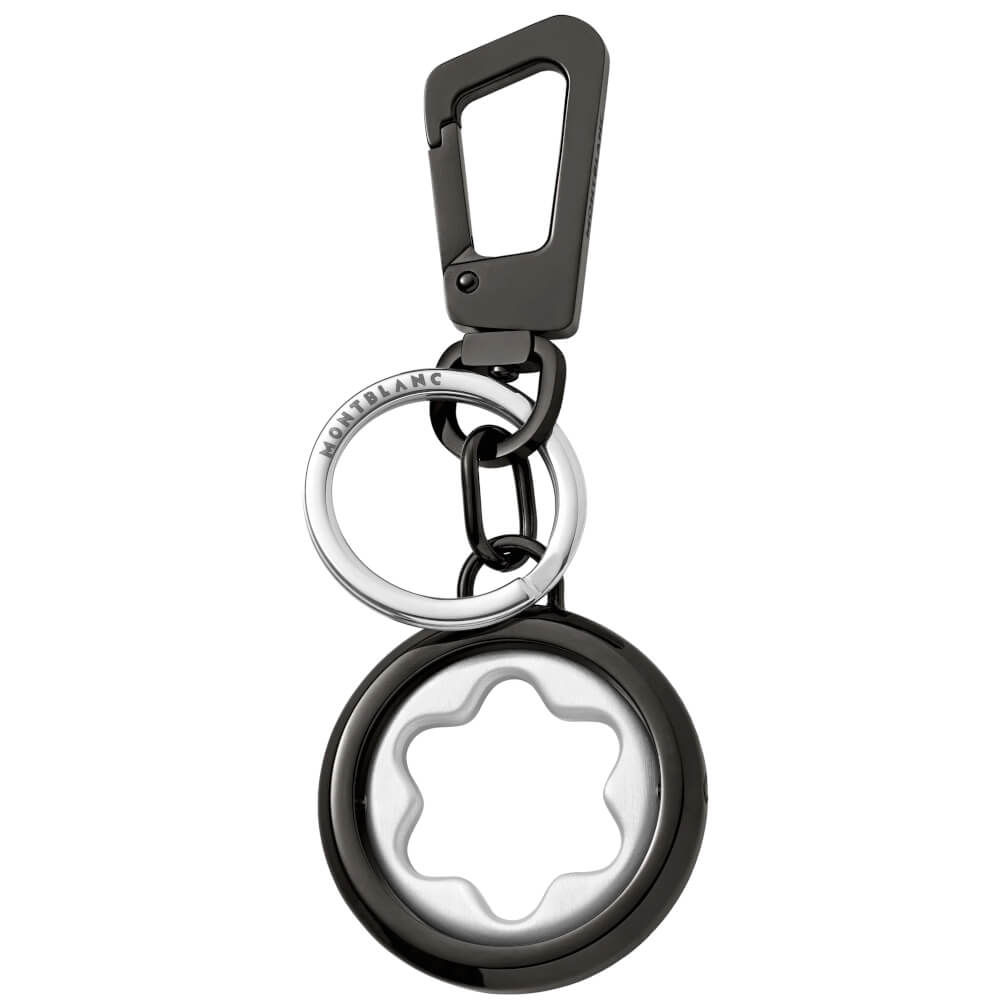 MONTBLANC 128744 MEISTERSTÜCK SPINNING PORTACHIAVI ACCIAIO EMBLEMA ALLUMINIO