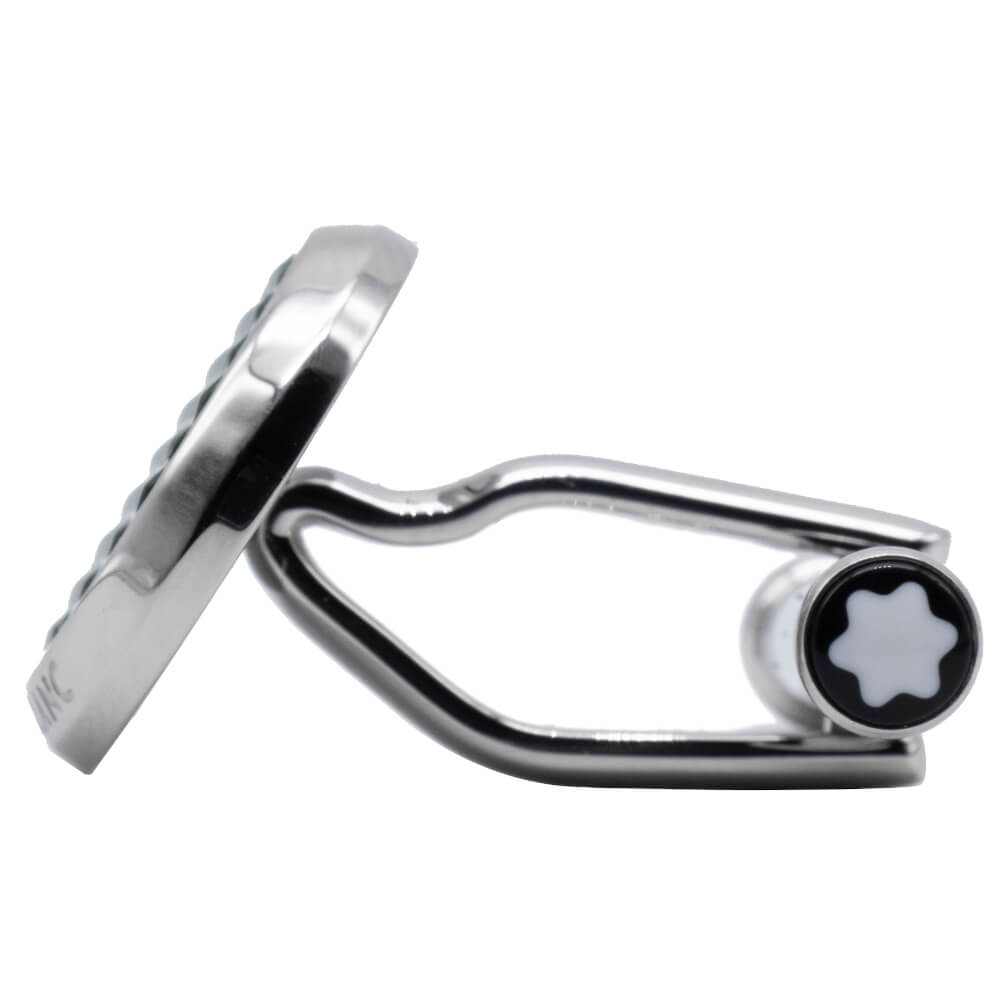 MONTBLANC Meisterstück 129831 GEMELLI UOMO CHIUSURA A SCATTO INSERTO IN LACCA VERDE - immagine 2