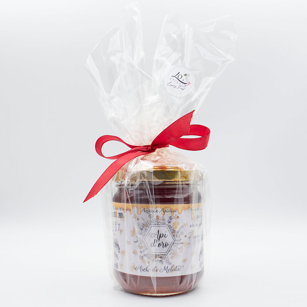 API D'ORO MIELE DI MELATA 250G IN VASETTO DI VETRO Luxury Food LOST76 - immagine 2