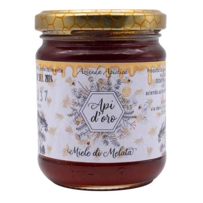 API D'ORO MIELE DI MELATA 250G IN VASETTO DI VETRO Luxury Food LOST76