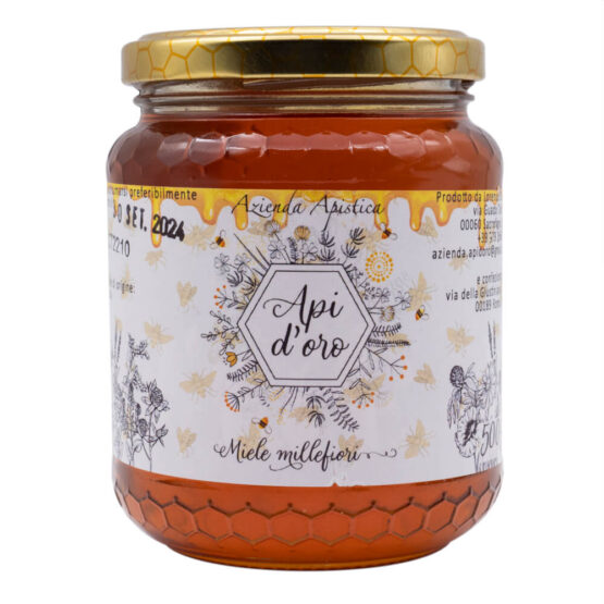 MIELE MILLEFIORI DI ACACIA E TRIFOGLIO 500G LOST71 Luxury Food