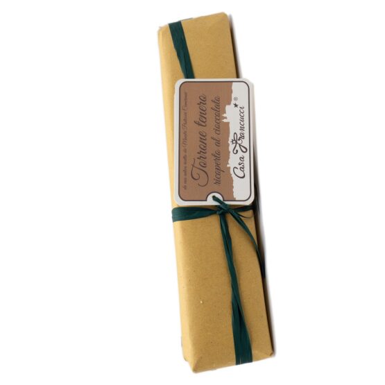 TORRONE MANDORLATO TENERO RICOPERTO AL CIOCCOLATO CASA FRANCUCCI LUXURY FOOD LOST90 - immagine 2