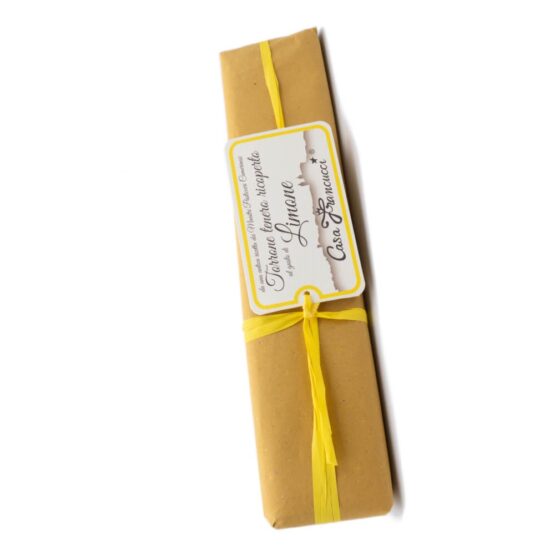 TORRONE TENERO RICOPERTO AL LIMONE - CASA FRANCUCCI - LUXURY FOOD LOSTIVALE LOST91 - immagine 2