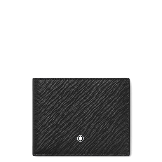 MONTBLANC 130315 SARTORIAL PORTAFOGLI 6CC  IN PELLE STAMPA SAFFIANO COL.NERO - immagine 2