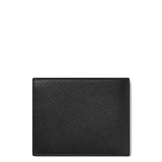 MONTBLANC 130315 SARTORIAL PORTAFOGLI 6CC  IN PELLE STAMPA SAFFIANO COL.NERO - immagine 4