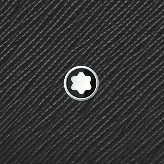MONTBLANC 130317 SARTORIAL PORTAFOGLI 8CC IN PELLE STAMPA SAFFIANO COL.NERO - immagine 4