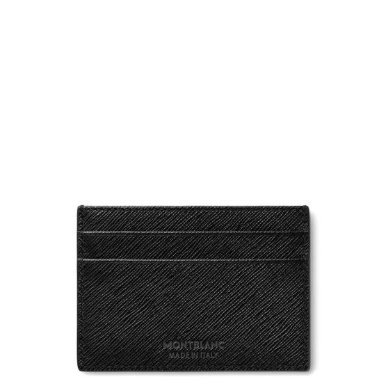 MONTBLANC 130324 SARTORIAL PORTACARTE DI CREDITO IN PELLE SAFFIANO COLORE NERO - immagine 4