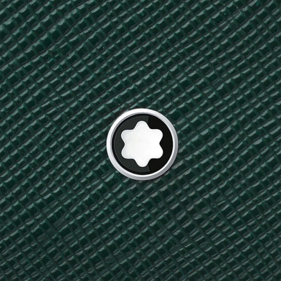 MONTBLANC 130823 SARTORIAL PORTACARTE DI CREDITO IN PELLE SAFFIANO COLORE VERDE - immagine 4