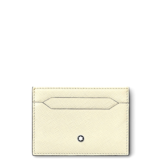 MONTBLANC 130838 SARTORIAL PORTACARTE DI CREDITO IN PELLE SAFFIANO COLORE AVORIO