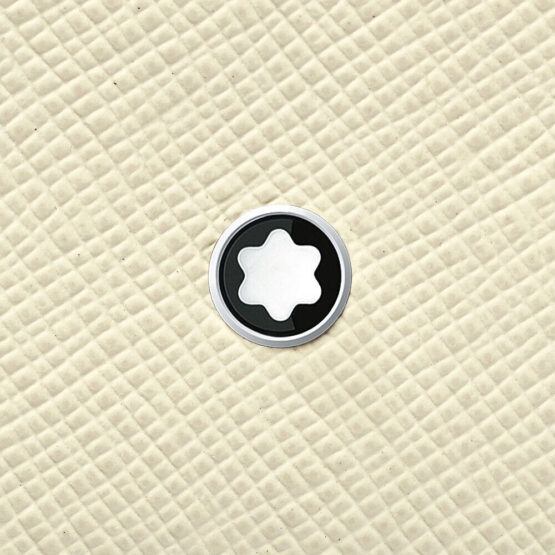 MONTBLANC 130838 SARTORIAL PORTACARTE DI CREDITO IN PELLE SAFFIANO COLORE AVORIO - immagine 5