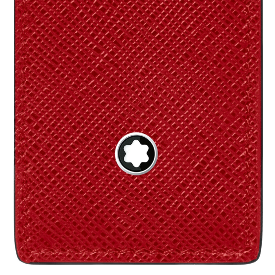 MONTBLANC SARTORIAL 131204 PORTAPENNE 2 STRUMENTI IN PELLE SAFFIANO COL.ROSSO - immagine 3