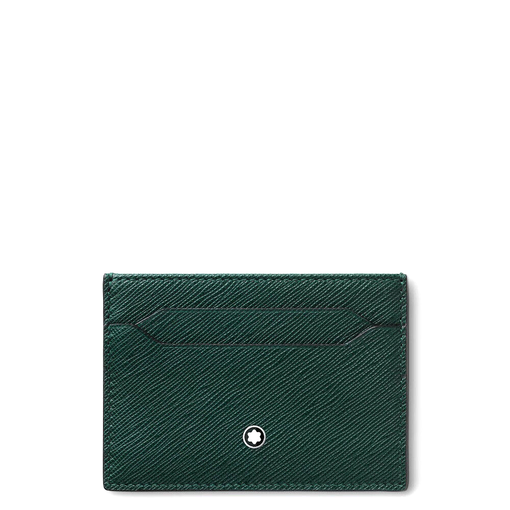 MONTBLANC 130823 SARTORIAL PORTACARTE DI CREDITO IN PELLE SAFFIANO COLORE VERDE