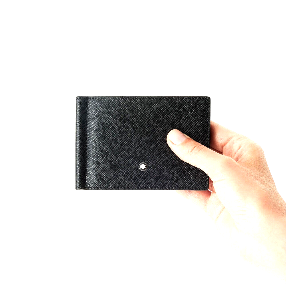 MONTBLANC SARTORIAL 130316 PORTAFOGLI 6 CC CON MONEY CLIP - immagine 3