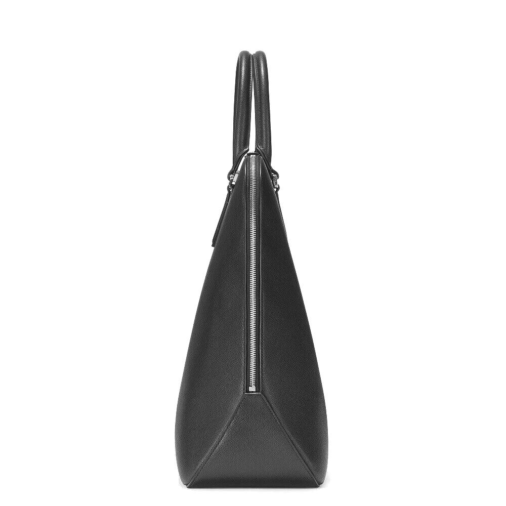 MONTBLANC SARTORIAL 130280  BORSA BOWLING IN PELLE SAFFIANO COLORE NERO - immagine 3