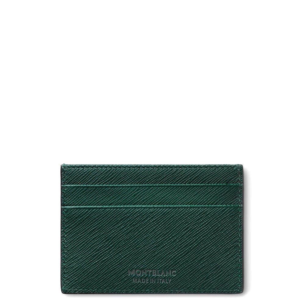 MONTBLANC 130823 SARTORIAL PORTACARTE DI CREDITO IN PELLE SAFFIANO COLORE VERDE - immagine 2