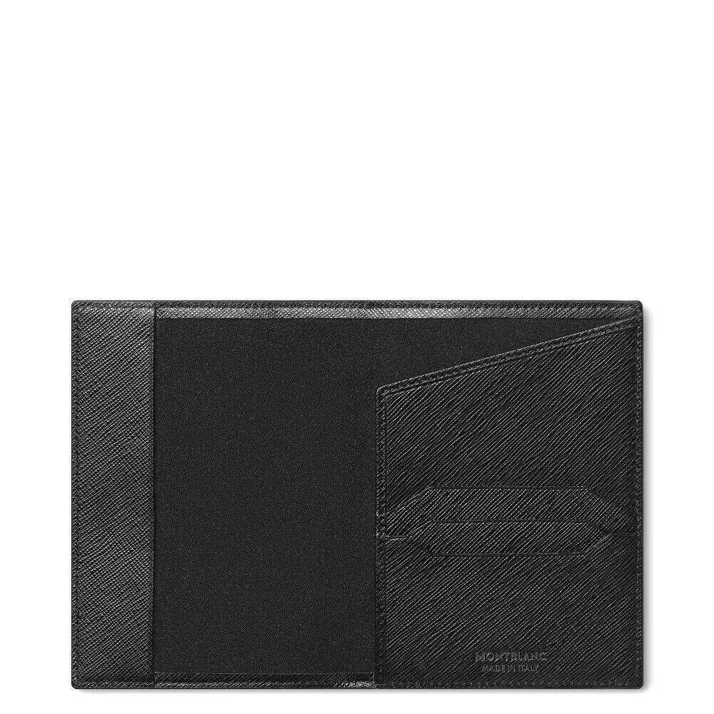 MONTBLANC SARTORIAL 130746 PORTAPASSAPORTO IN PELLE SAFFIANO COL.NERO - immagine 2