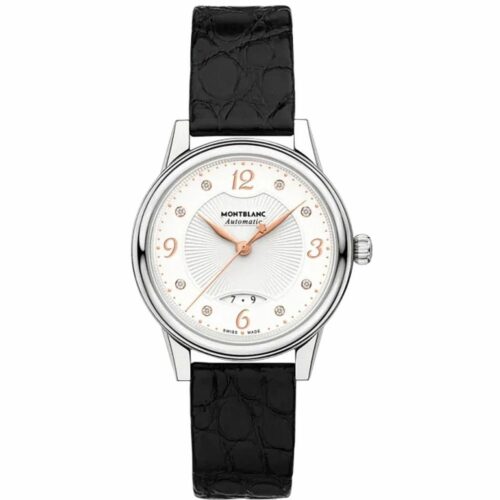 MONTBLANC BOHEME 119918 OROLOGIO DONNA AUTOMATICO QUADRANTE BIANCO E DIAMANTI