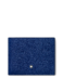 MONTBLANC 130812 SARTORIAL PORTAFOGLI 6CC IN PELLE STAMPA SAFFIANO BLU