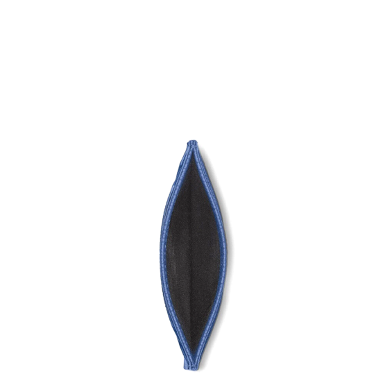 MONTBLANC 130814 SARTORIAL PORTACARTE DI CREDITO IN PELLE SAFFIANO COLORE BLU - immagine 3