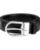 MONTBLANC CINTURA 130016 FIBBIA AD ARDIGLIONE MM35 REVERSIBILE DOPPIO PELLAME