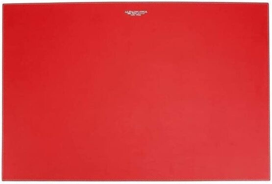 A.G.SPALDING & BROS 584245U500 SOTTOMANO IN PELLE COLORE ROSSO