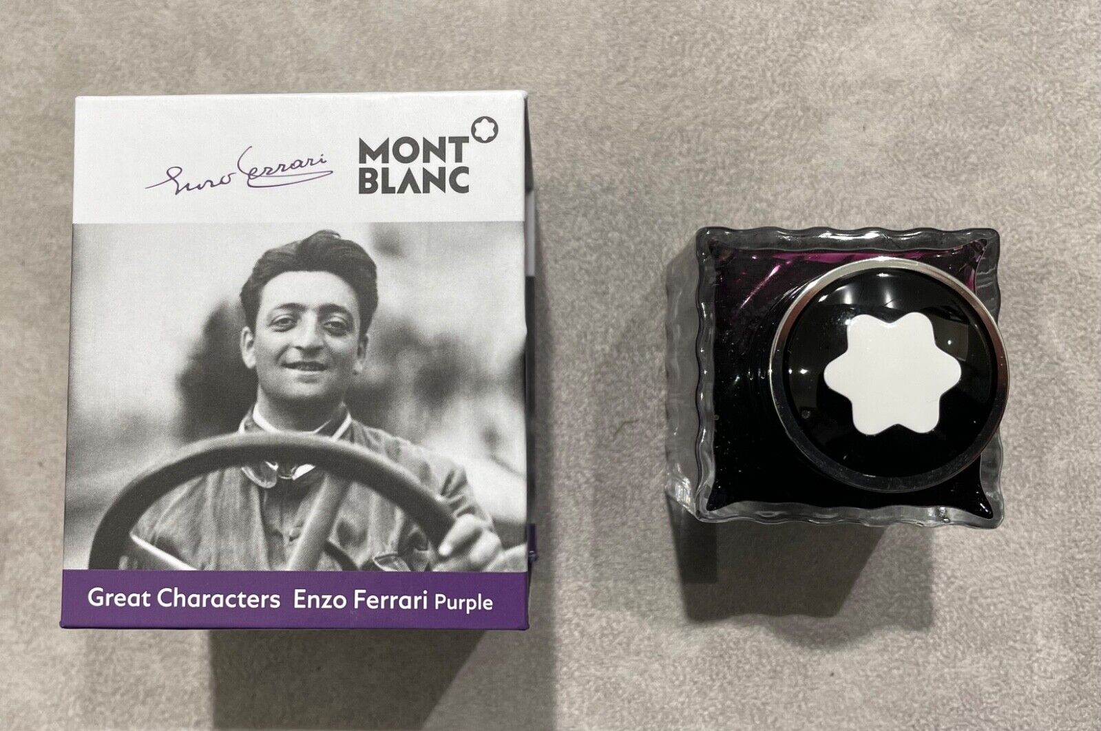 MONTBLANC 128080  Great Characters Enzo Ferrari Ink Purple Special Edition 50ML - immagine 2