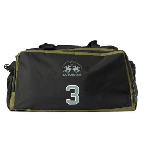LA MARTINA BORSONE DA VIAGGIO SPORTIVO JULIO COLORE VERDE/NERO LMBR00973T