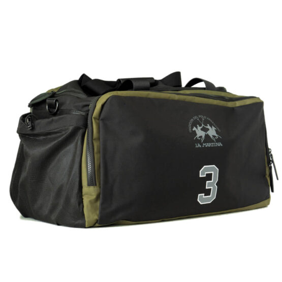 LA MARTINA BORSONE DA VIAGGIO SPORTIVO JULIO COLORE VERDE/NERO LMBR00973T - immagine 2