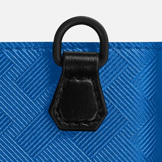 MONTBLANC 130233 EXTREME 3.0 PORTAFOGLI PORTACARTE MINI ASTUCCIO 6 CC OCEAN BLUE - immagine 5