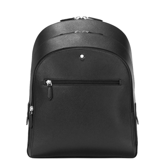 MONTBLANC SARTORIAL 130275 Zaino 3 SCOMPA IN PELLE STAMPATA COLORE NERO