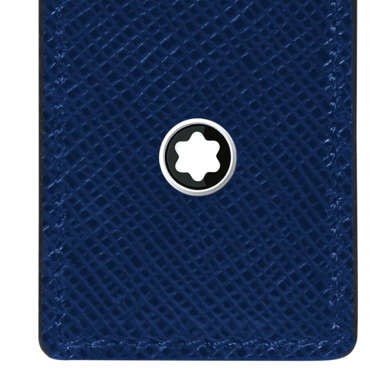 MONTBLANC SARTORIAL 130820 PORTAPENNE 2 STRUMENTI IN PELLE SAFFIANO COL. BLU - immagine 4