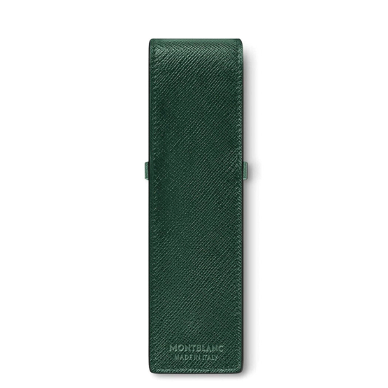 MONTBLANC SARTORIAL 131205 PORTAPENNE 2 STRUMENTI IN PELLE SAFFIANO COL. VERDE - immagine 3